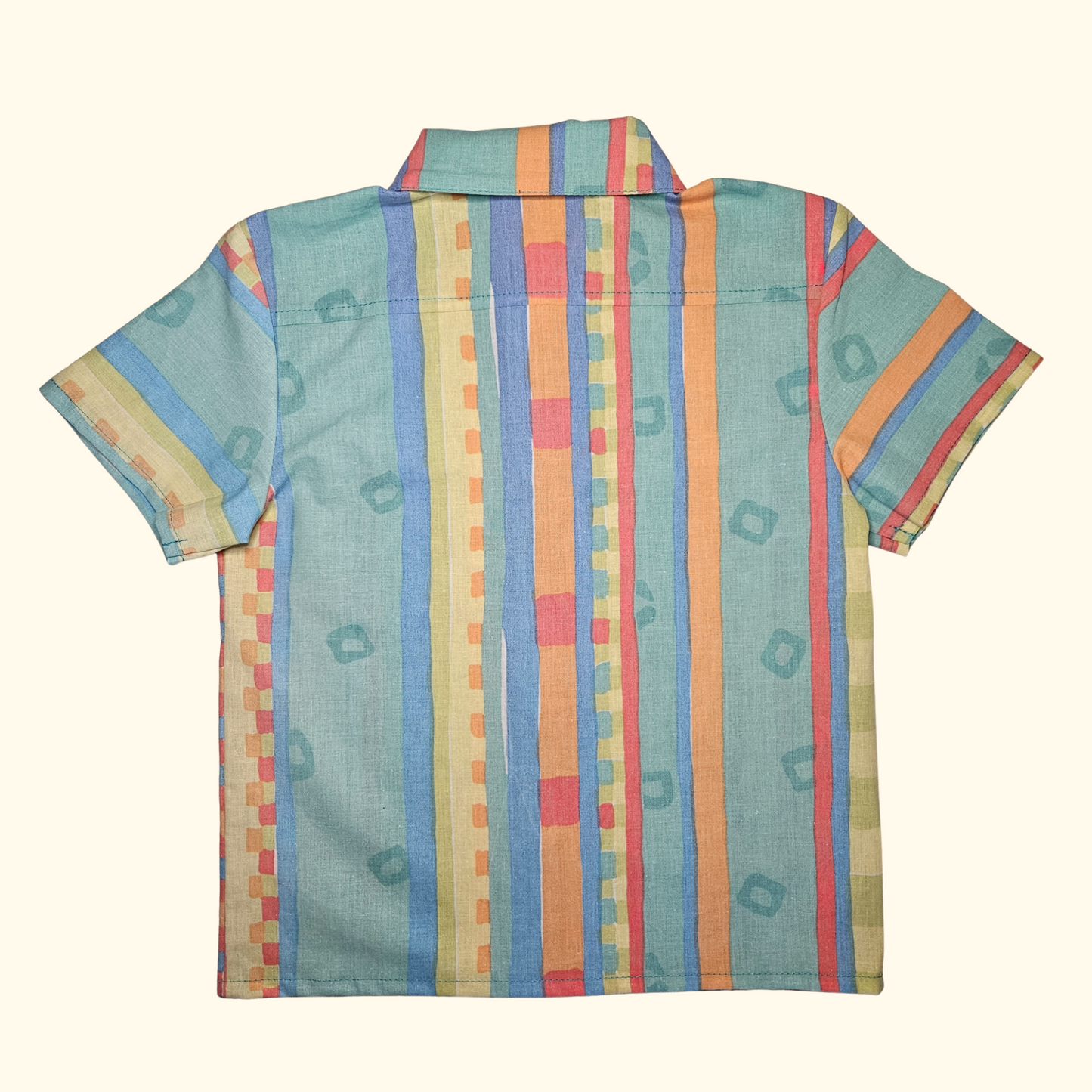 Hemd 90er Muster bunt