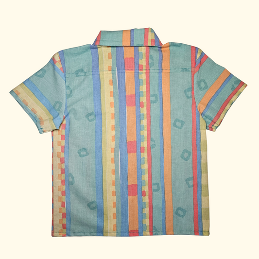 Hemd 90er Muster bunt