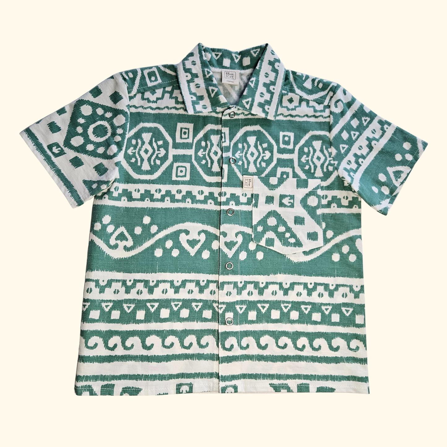 Hemd Folk grün