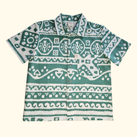 Hemd Folk grün