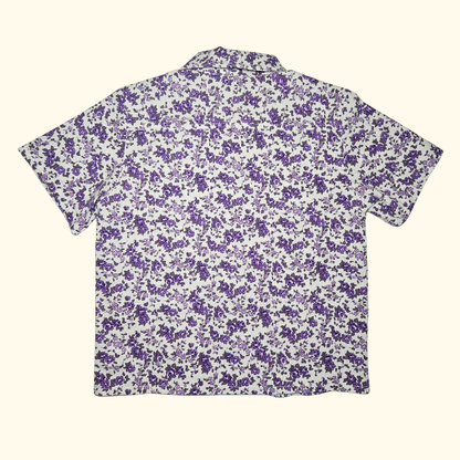 Hemd Blumen lila